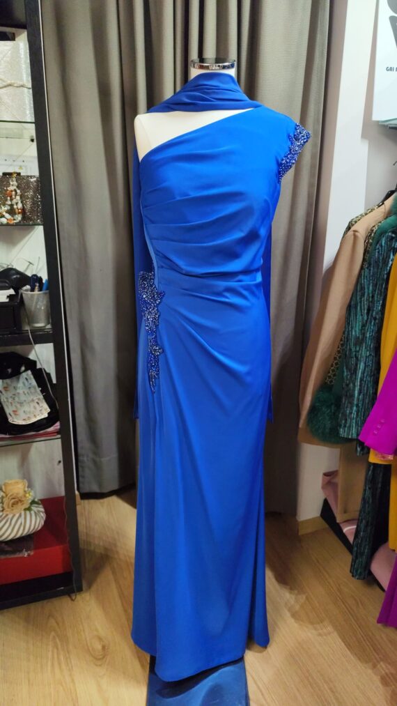 Abito Lungo Carla Ruiz azzurro