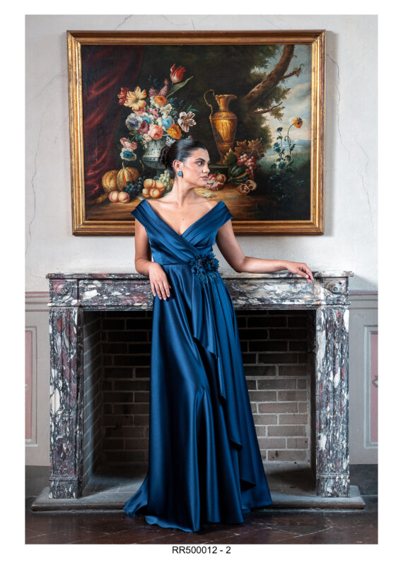 Abito Lungo Musani cipria