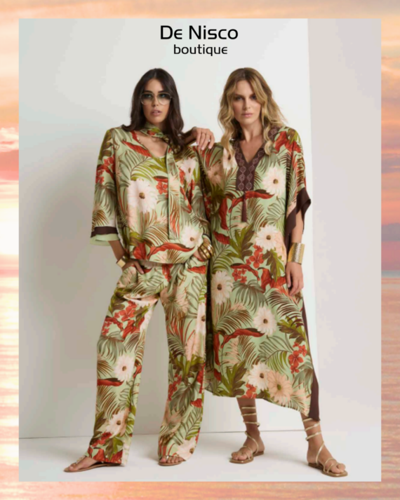 Kaftano Piero Moretti fantasia giungla