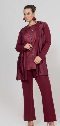 Cardigan Marina Talia bordeaux