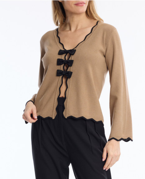 Cardigan Leo Guy cammello
