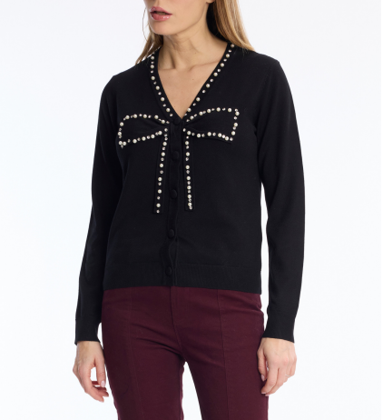 Cardigan Leo Guy nero